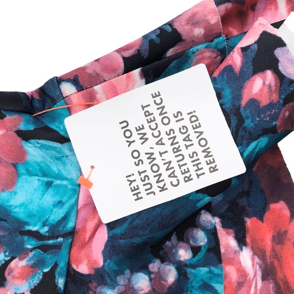 ASOS DESIGN NEW Womens Size 12 Ruffled Long Sleeve Floral Print Mini Dress - Picture 9 of 12